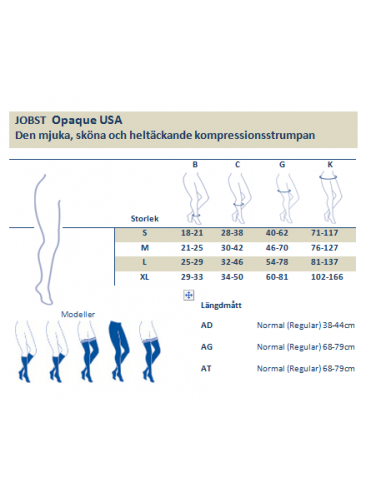 Jobst Opaque knä ccl 1