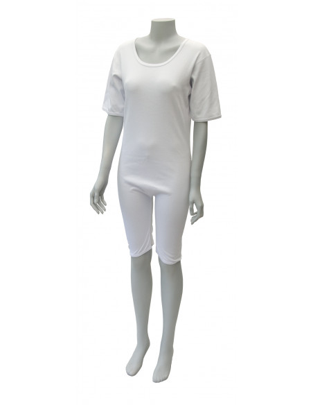 Sanicare nattdräkt/dragkedja i gren/korta ben