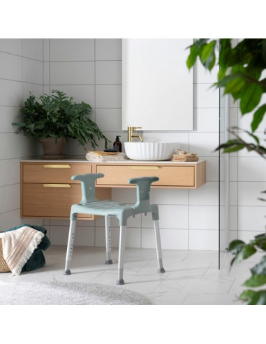 Duschpall Swift med armstöd