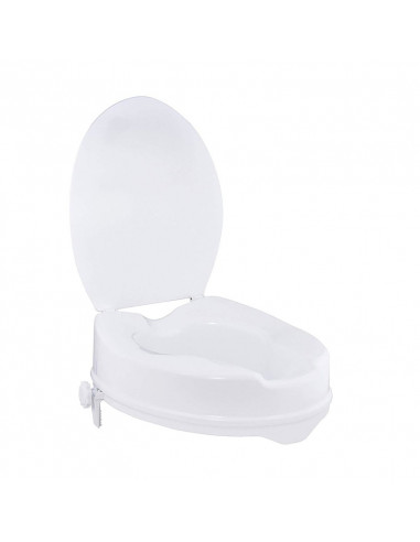Toalettförhöjare 10 cm med lock