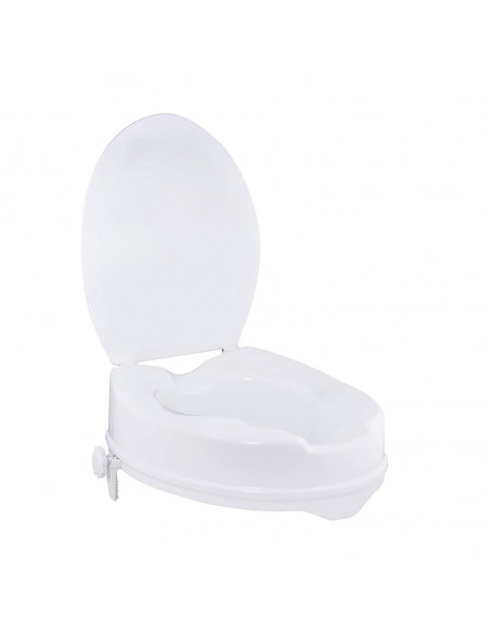 Toalettförhöjare 10 cm med lock