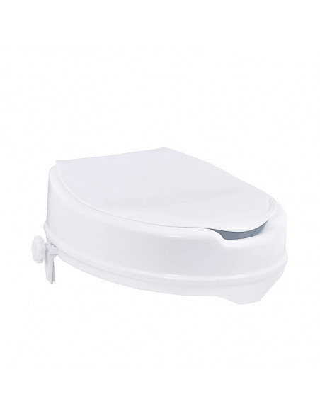 Toalettförhöjare 10 cm med lock