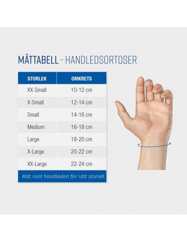 7706 Lacy short stabil handledsstöd