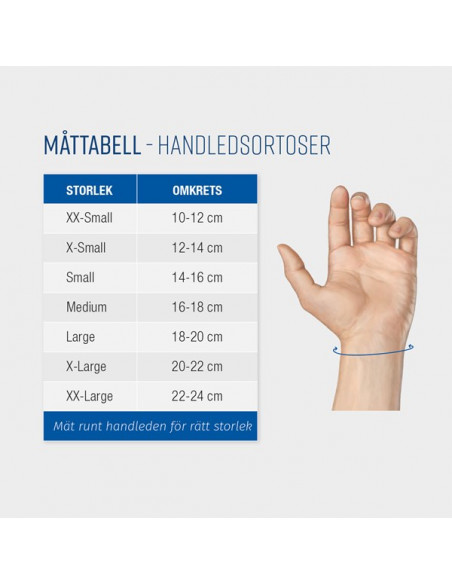 7706 Lacy short stabil handledsstöd