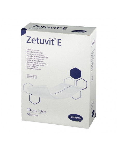 Zetuvit absorberande kompress 10x10 cm sterilförp.
