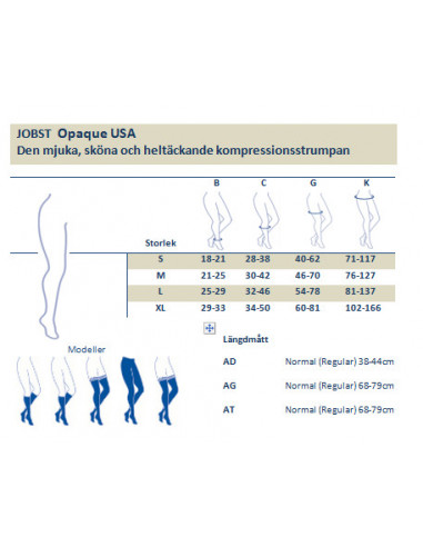 Jobst Opaque knä ccl 2
