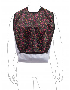 Haklapp Absorba röd blommig